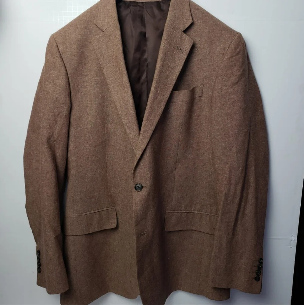 Stafford Signature Brown Sport's Coat - Picture 1 of 12